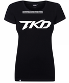 TKD shirt sort/hvid (Dame)