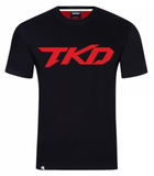 TKD shirt sort/rød (Herre)